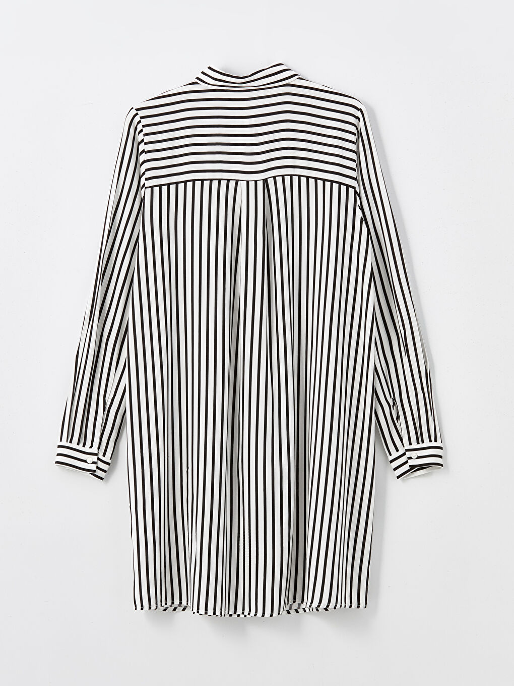Black and white striped tunic shirt outlet