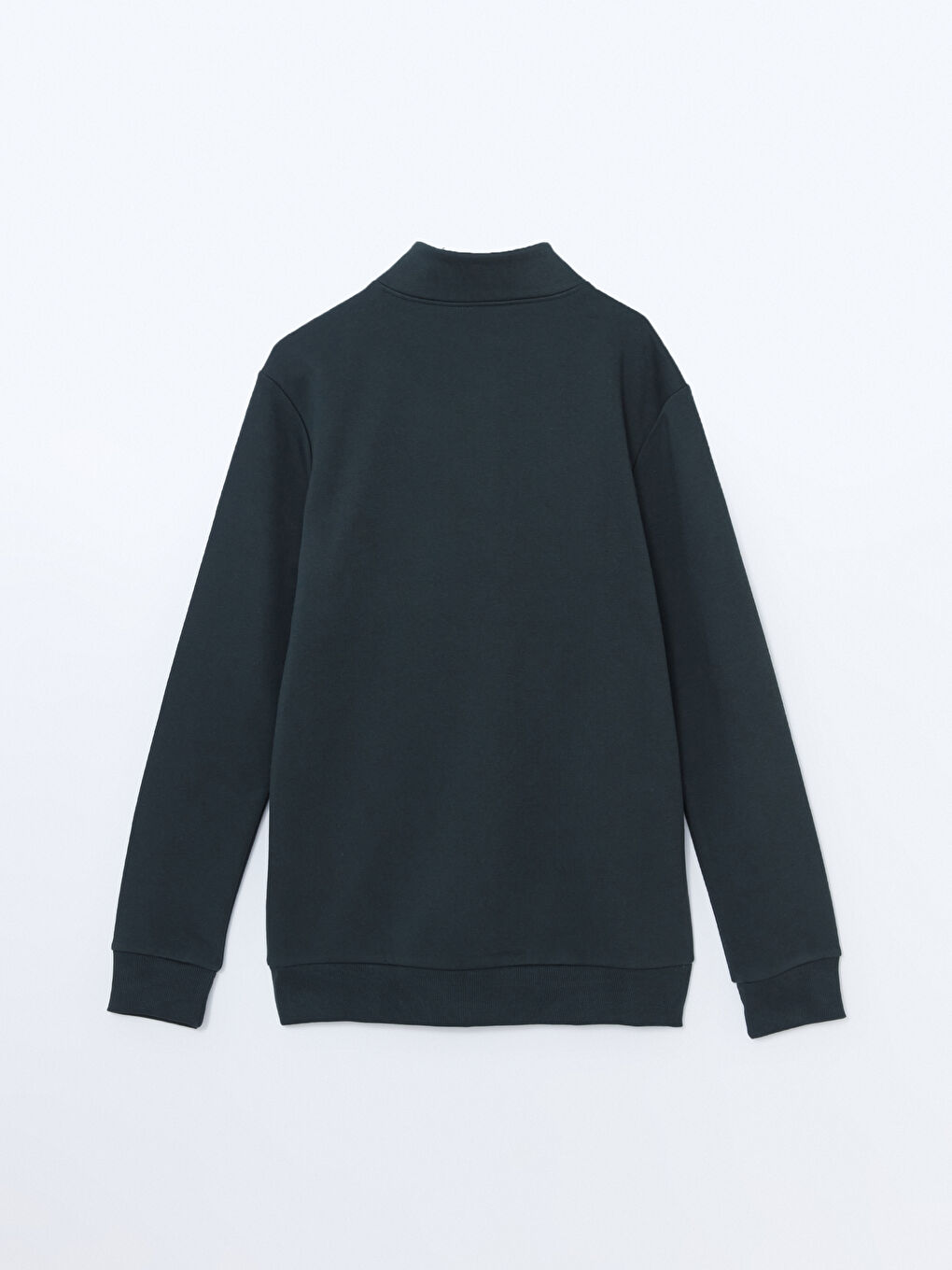 Stand Collar Long Sleeve Men's Thick Sweatshirt -W4DT82Z8-PFN -  W4DT82Z8-PFN - LC Waikiki