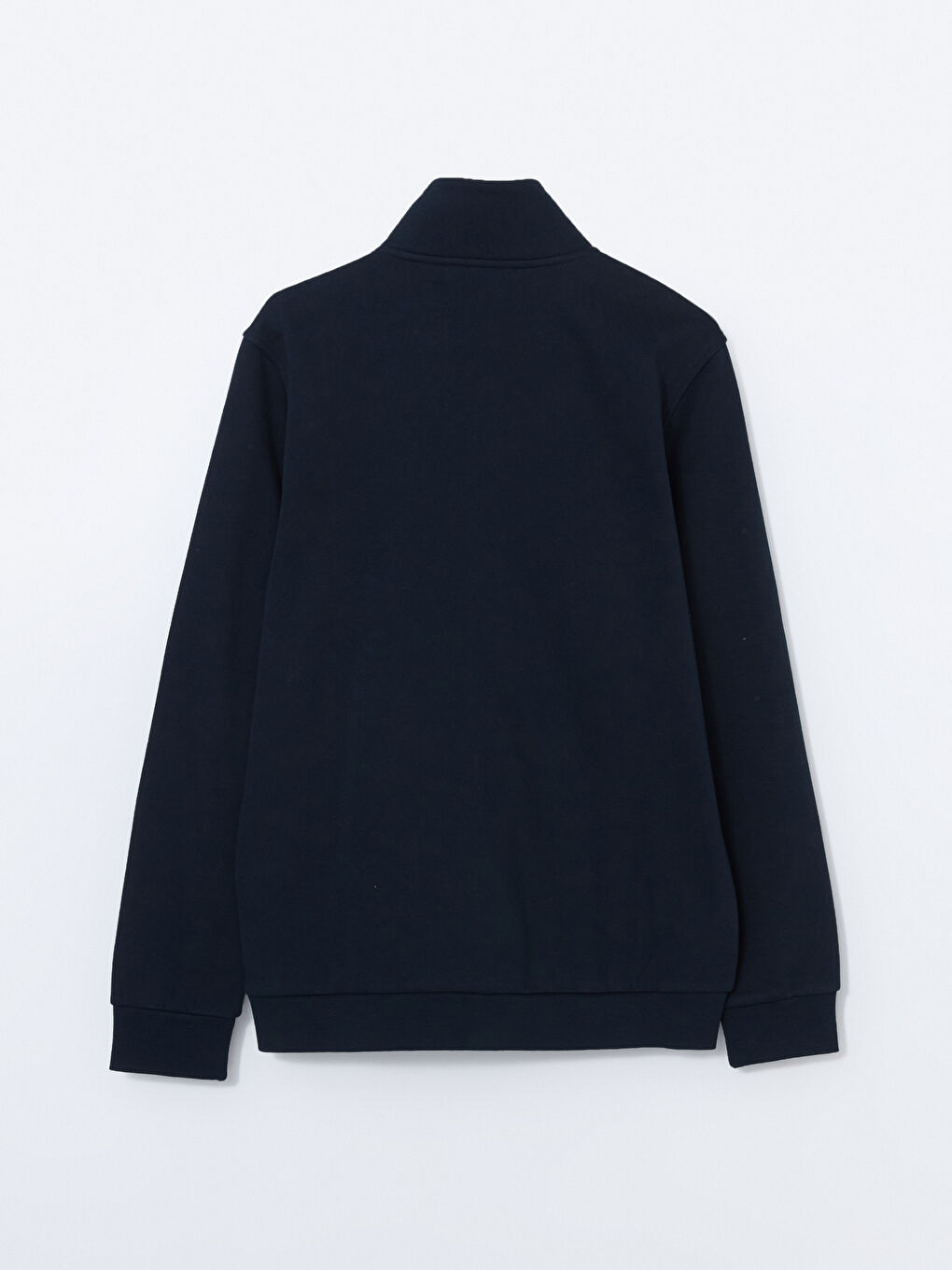 Stand Up Collar Long Sleeve Men's Zippered Sweatshirt Stand Up Collar Long Sleeve Men's Zippered Sweatshirt
