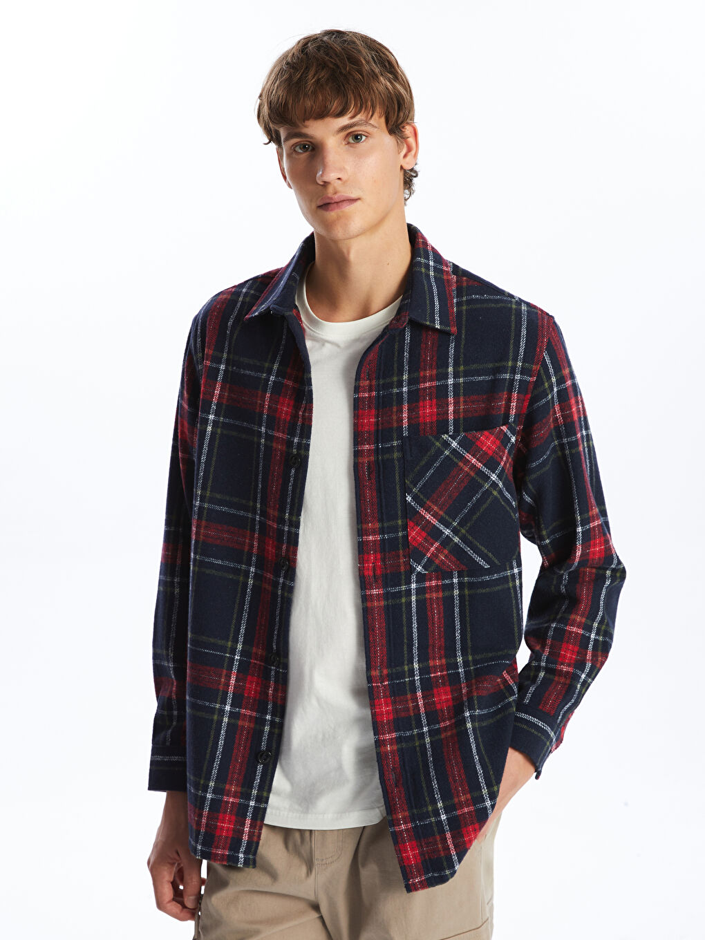 Regular Fit Long Sleeve Plaid Men's Lumberjack Shirt -W4ED96Z8-LPA - W4ED96Z8-LPA - LC Waikiki Regular Fit Long Sleeve Plaid Men's Lumberjack Shirt -W4ED96Z8-LPA - W4ED96Z8-LPA - LC Waikiki