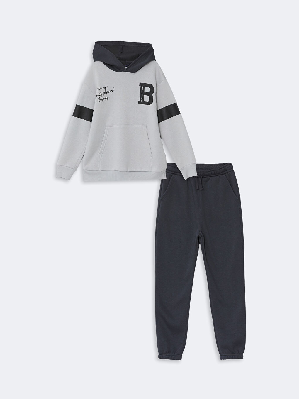 Hooded Boy Thick Tracksuit Set W4EE39Z4 KXV W4EE39Z4 KXV LC Waikiki