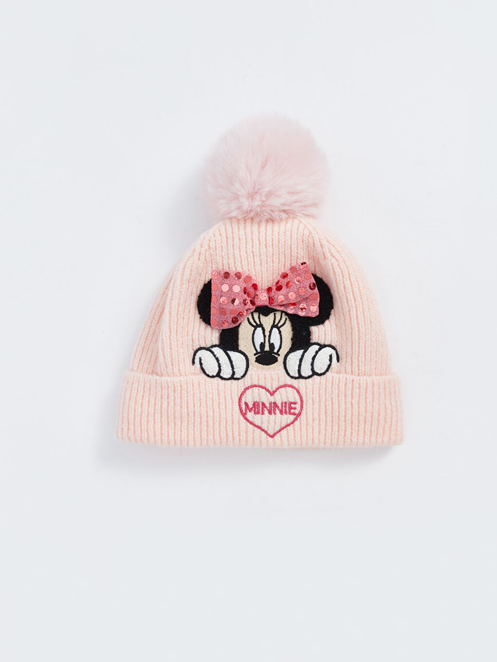 Minnie Mouse Embroidered Girls Beret W4EE82Z4 FVB W4EE82Z4 FVB LC Waikiki