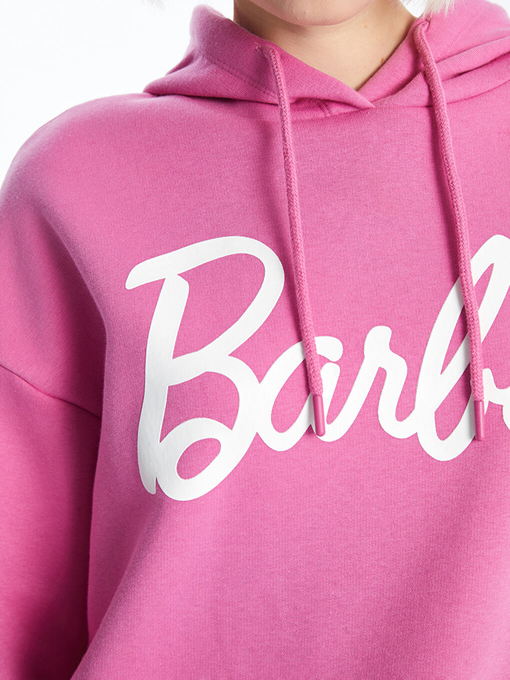 Barbie Printed Long Sleeve Oversize Women s Thick Hoodie W4EQ90Z8 VG6 W4EQ90Z8 VG6 LC Waikiki