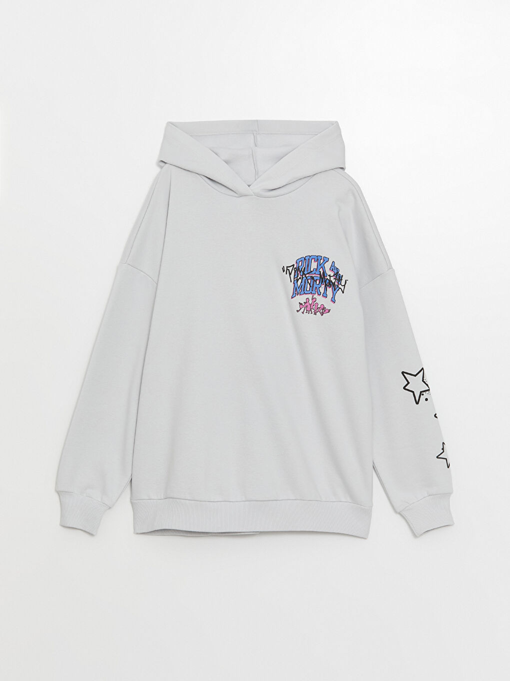 Sudadera rick y morty blanca bershka top
