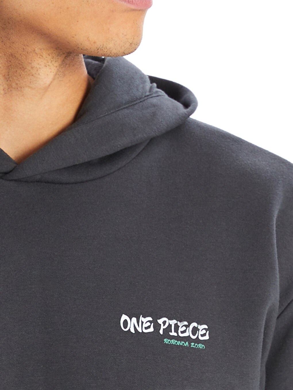 Long Sleeve One Piece Printed Men's Thick Hoodie -W4EV92Z8-HGG -  W4EV92Z8-HGG - LC Waikiki