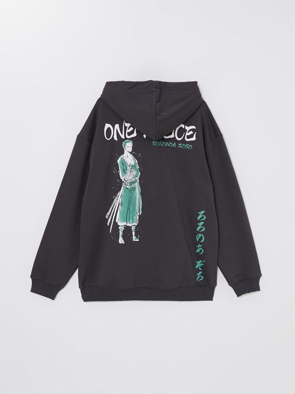 Long Sleeve One Piece Printed Men's Thick Hoodie -W4EV92Z8-HGG -  W4EV92Z8-HGG - LC Waikiki