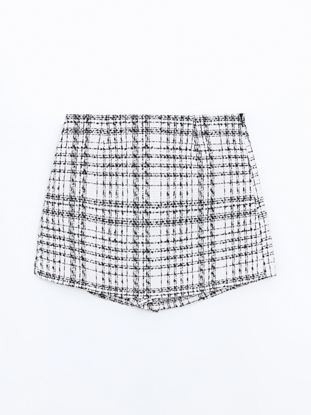 LC WAIKIKI Zippered Waist Plaid Women's Skort -W4FO95Z8-SZ4