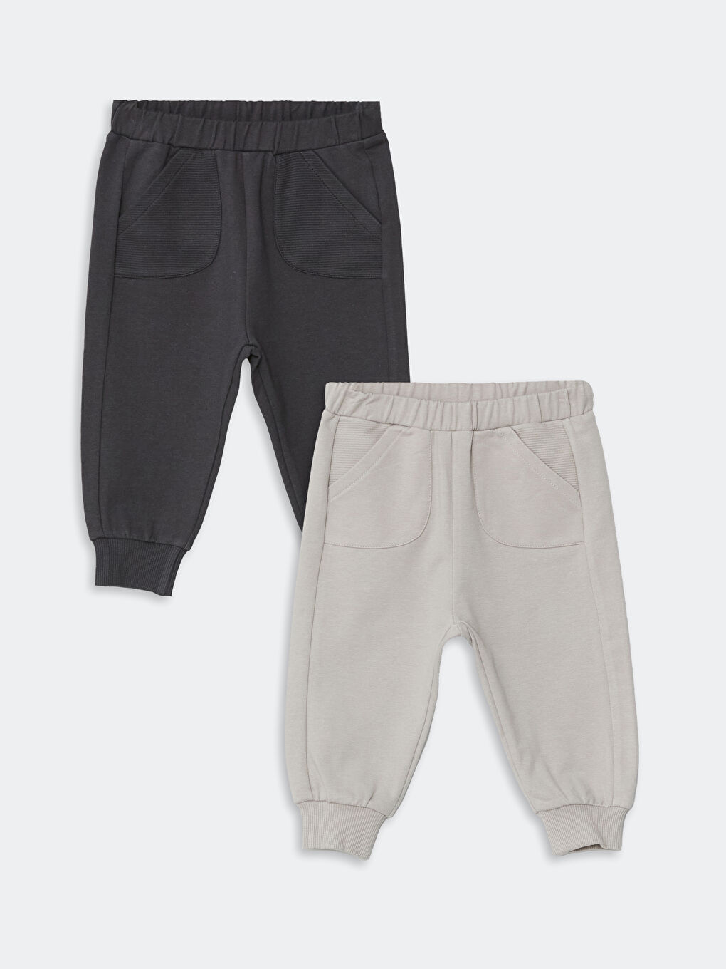 Basic Elastic Waistband Baby Boy Tracksuit Bottom 2 Pieces W4FP11Z1 RTP W4FP11Z1 RTP LC Waikiki