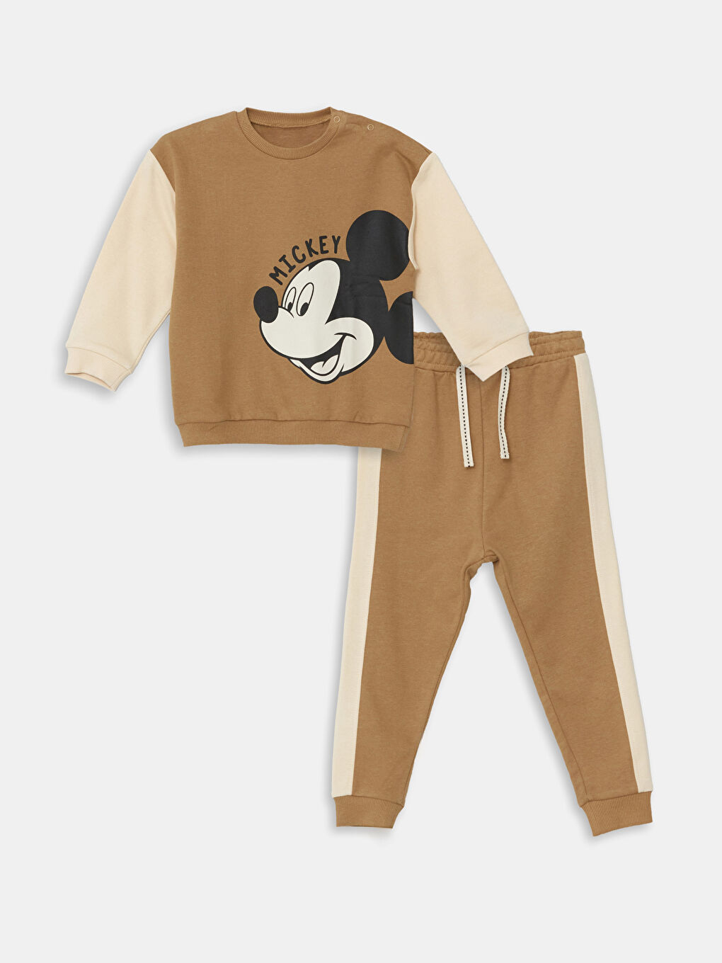 Mickey Mouse Printed Baby Boy Tracksuit -W4G074Z1-SFU - W4G074Z1-SFU - LC  Waikiki