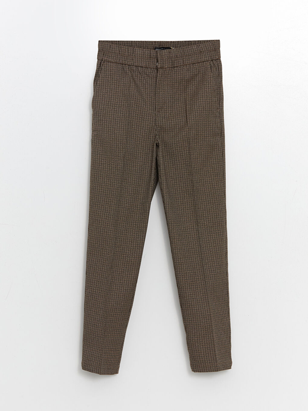 Elastic Waist Houndstooth Patterned Women's Trousers -W4GS59Z8-LLL -  W4GS59Z8-LLL - LC Waikiki