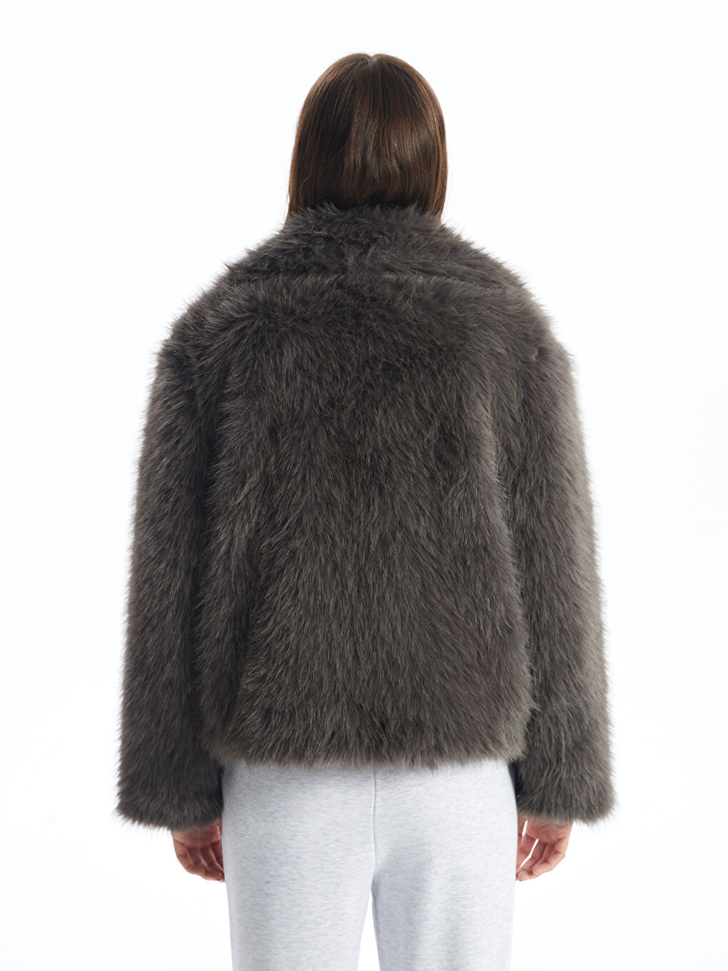 Collar Jacket Women'S Fur Coat -W4GV19Z8-JQN - W4GV19Z8-JQN