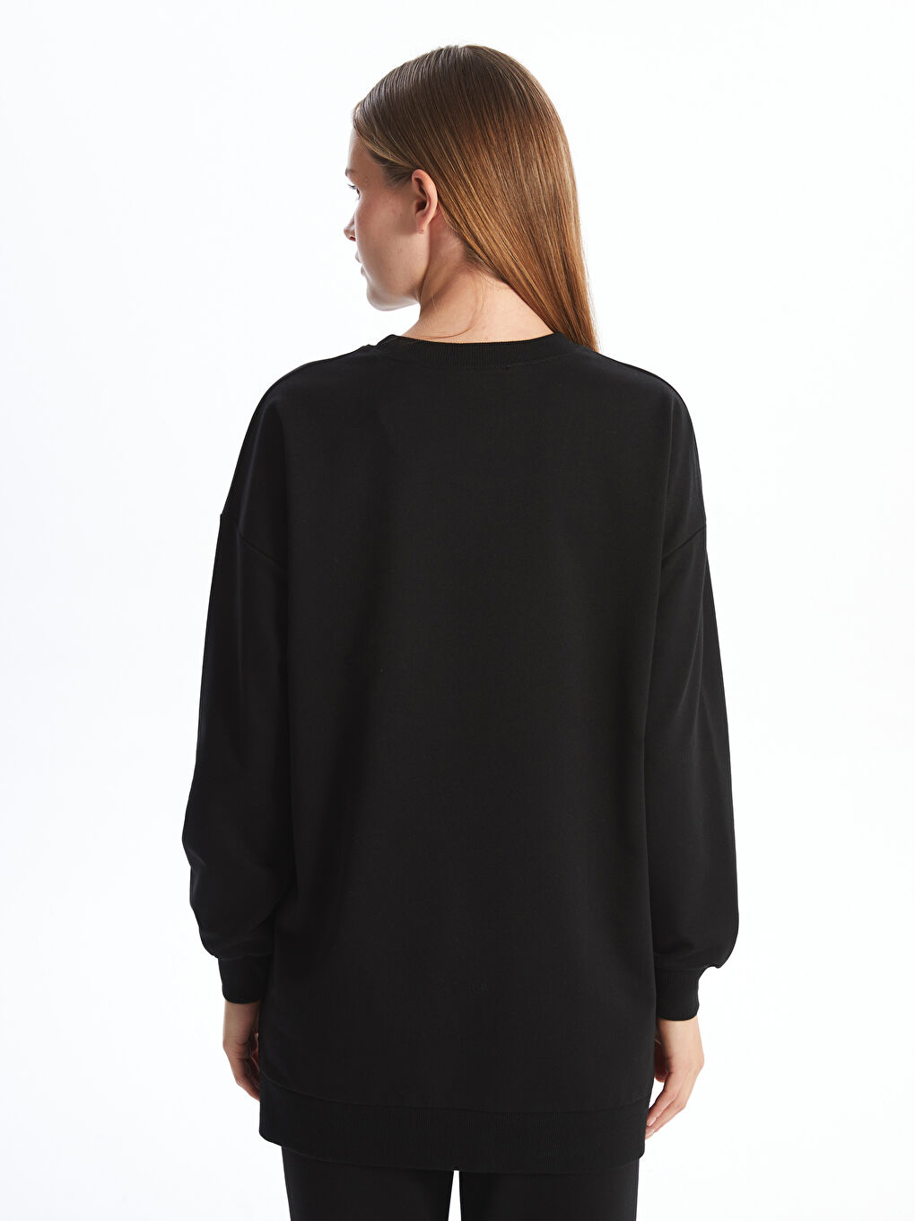 Womens black tunic sweatshirt 2025