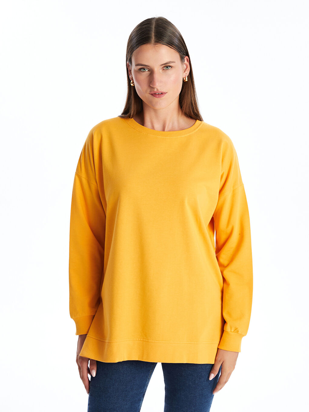 Womens tunic sweatshirt 2025