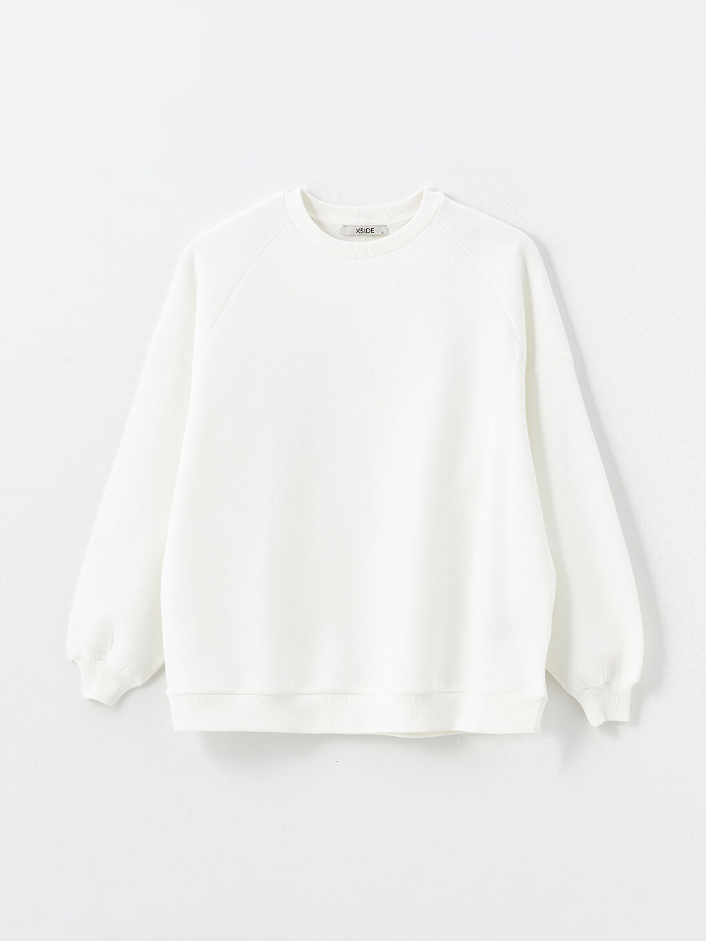 XSIDE Crew Neck Oversize Women's Thick Sweatshirt -W4H309Z8-R9J