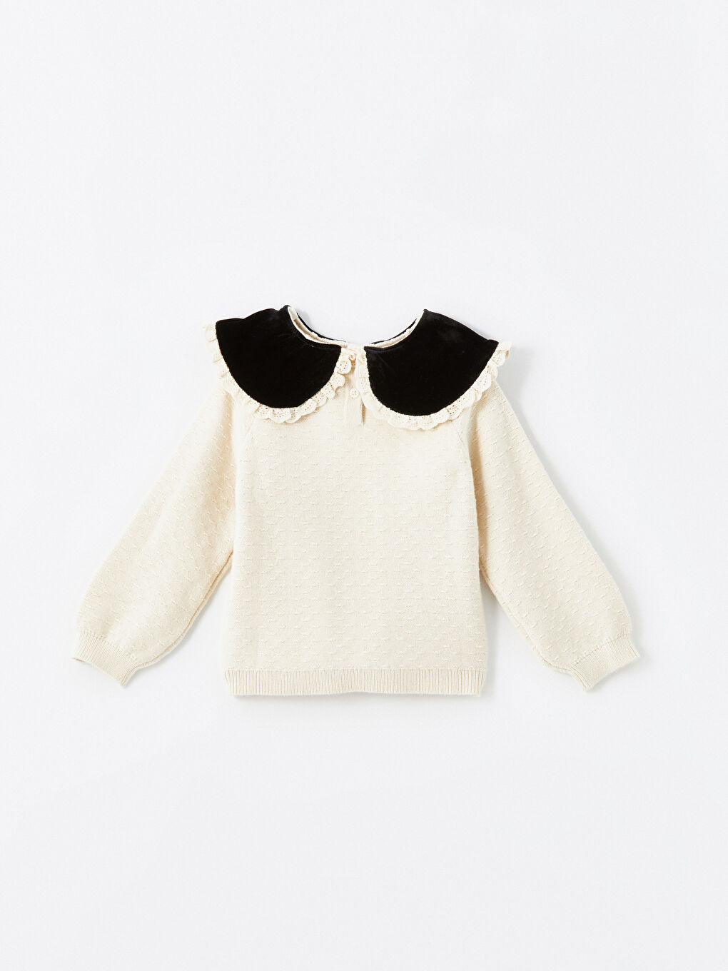 LC WAIKIKI Peter Pan Collar Baby Girls' Knitwear Sweater
