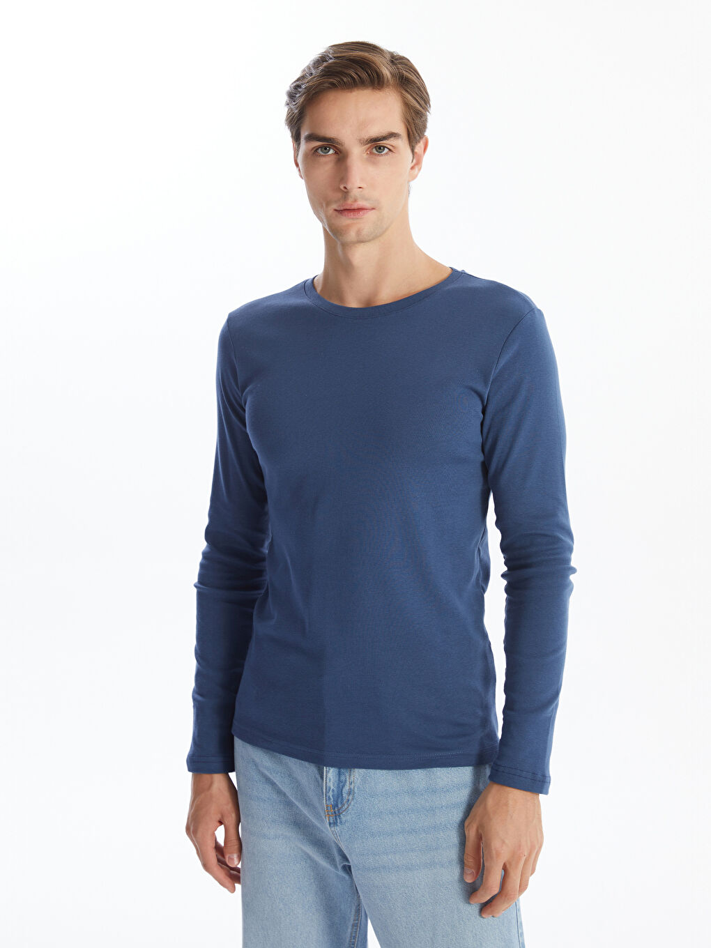 LC WAIKIKI Crew Neck Long Sleeve Men's T-Shirt -W4HY25Z8-HHX W4HY25Z8-HHX  LC Waikiki