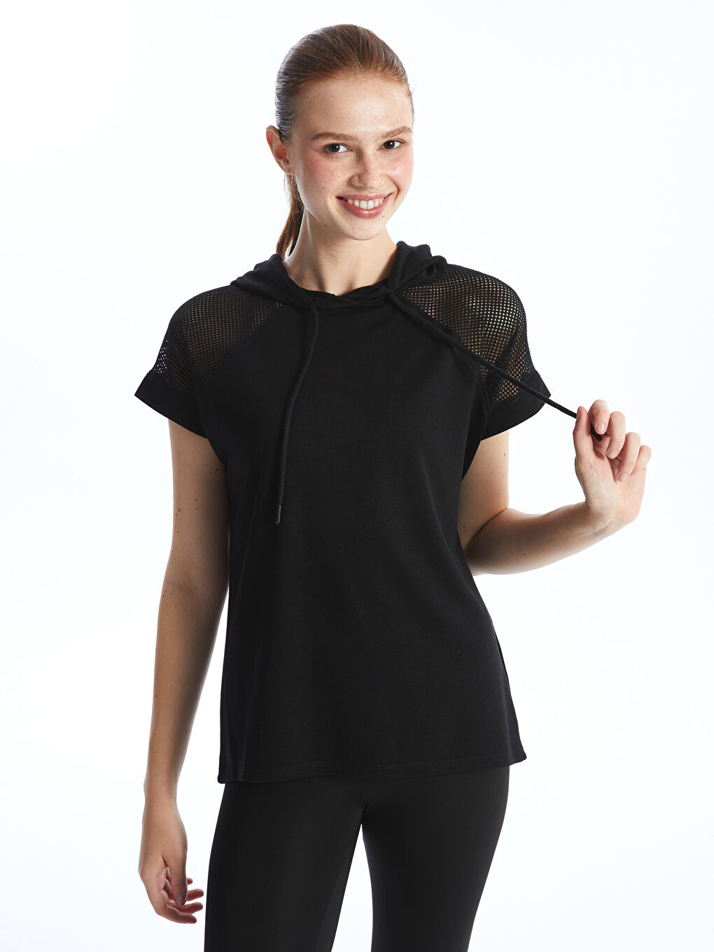 Hooded short sleeve shirt online