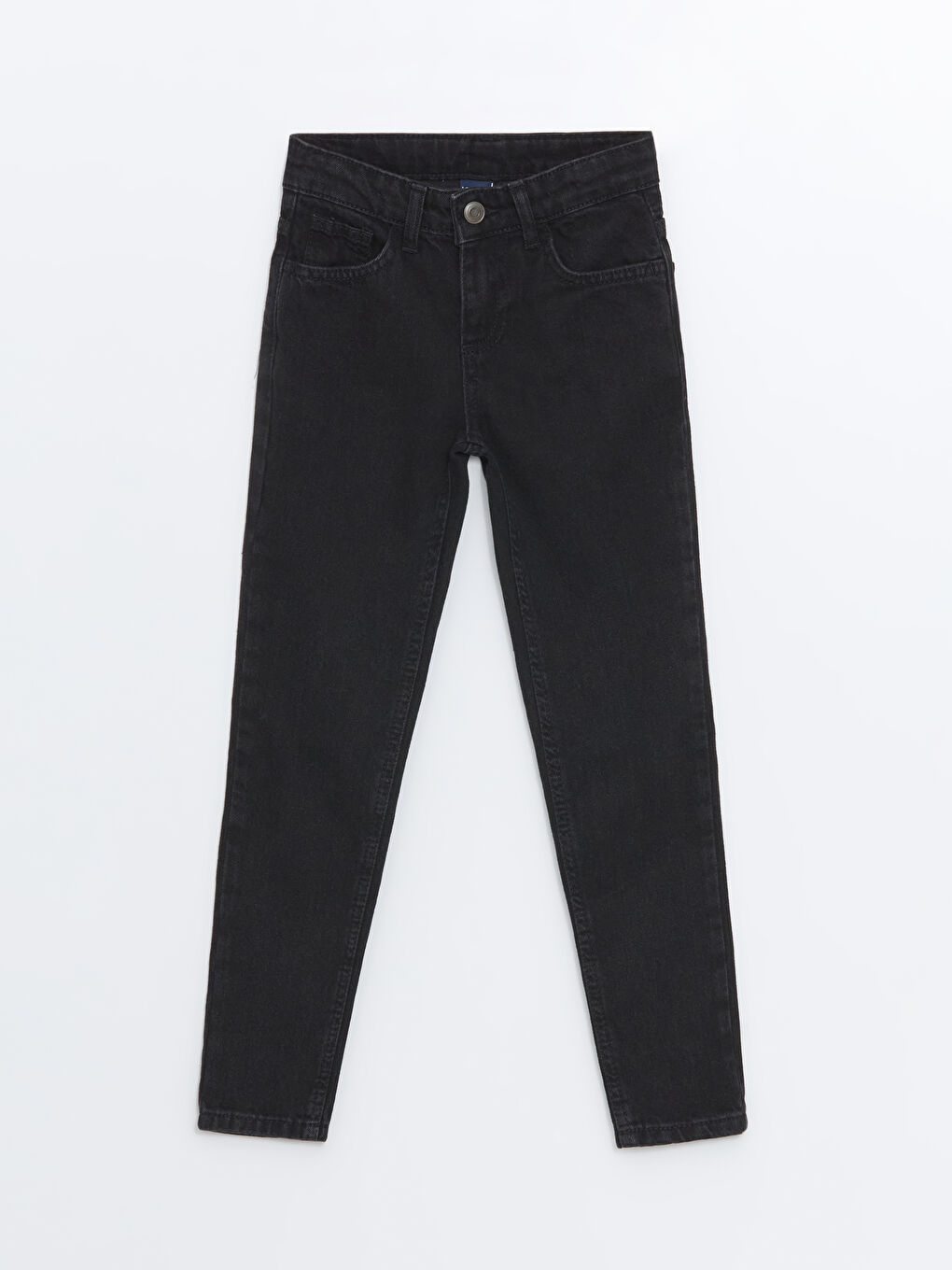 Boy's Jean Trousers with Adjustable Elastic Waist -W4I036Z4