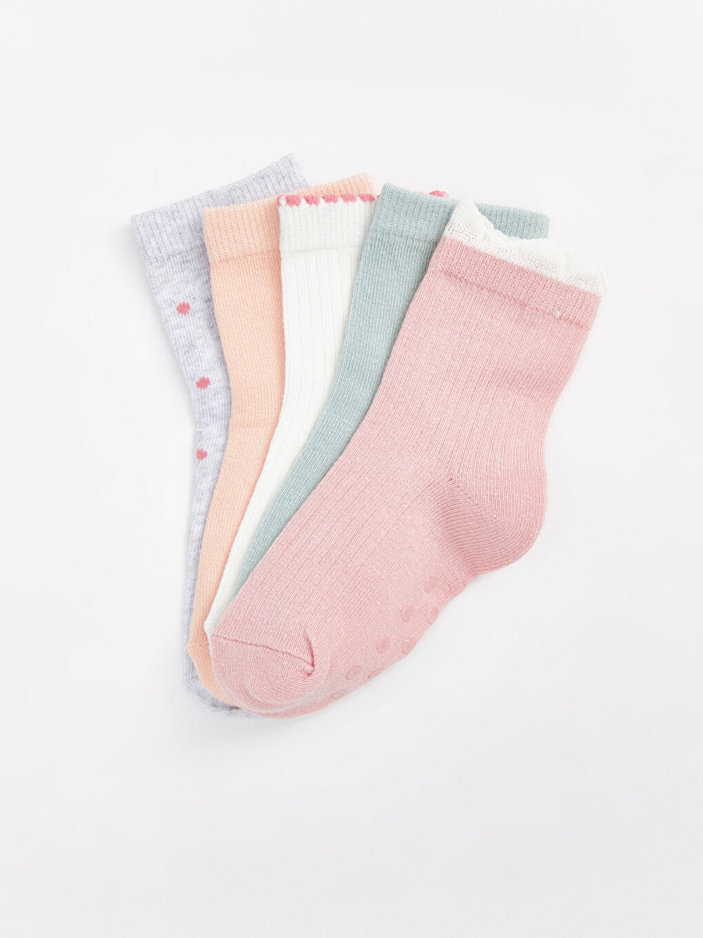 PINK PATTERNED SOCKS, BABY PINK PATTERNED SOCKS, BABY