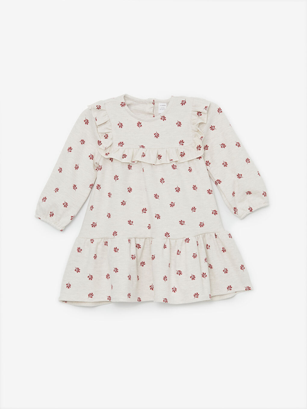 LC WAIKIKI Long Sleeve Herringbone Girls' Dress -W4I781Z1-L8Q