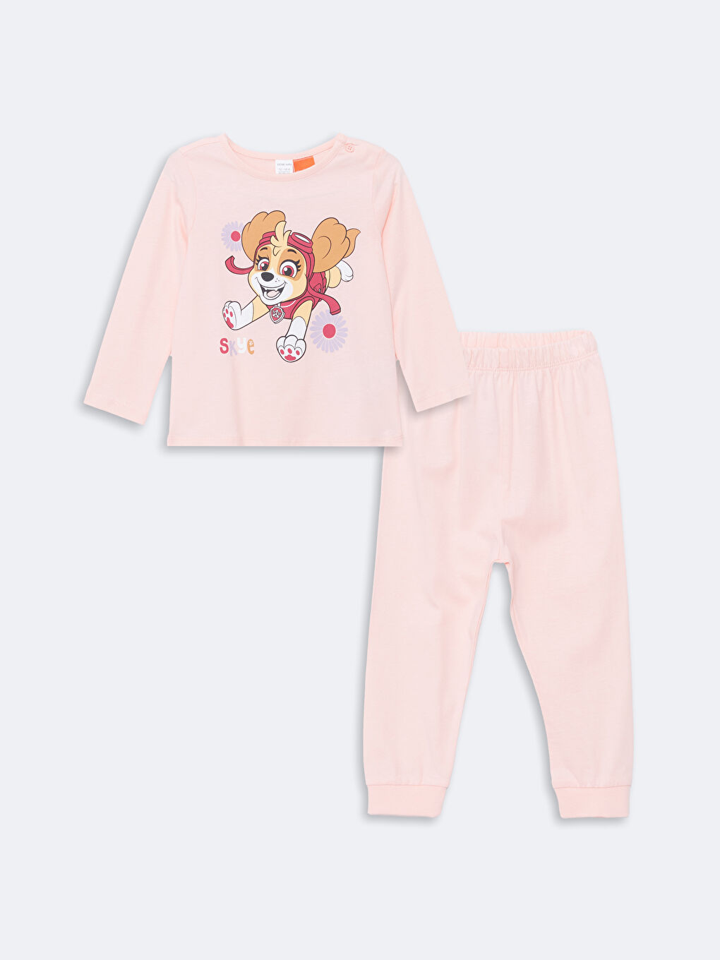 Crew Neck Paw Patrol Printed Baby Girl Pajama Set W4IC73Z1 FXB W4IC73Z1 FXB LC Waikiki