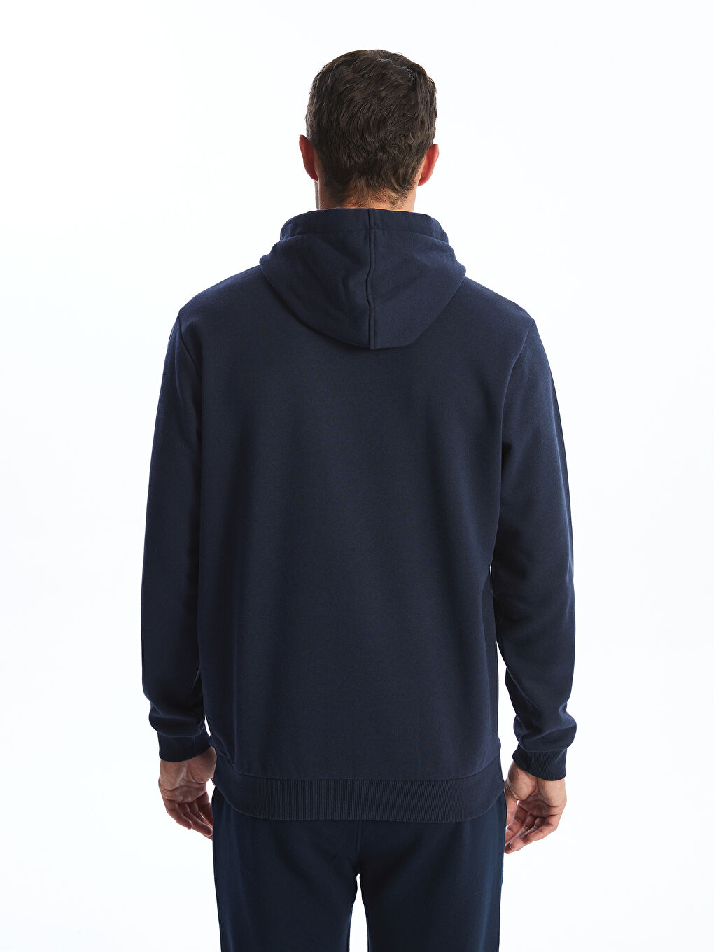 Long Sleeve Printed Men's Thick Hoodie -W4IM26Z8-CRP