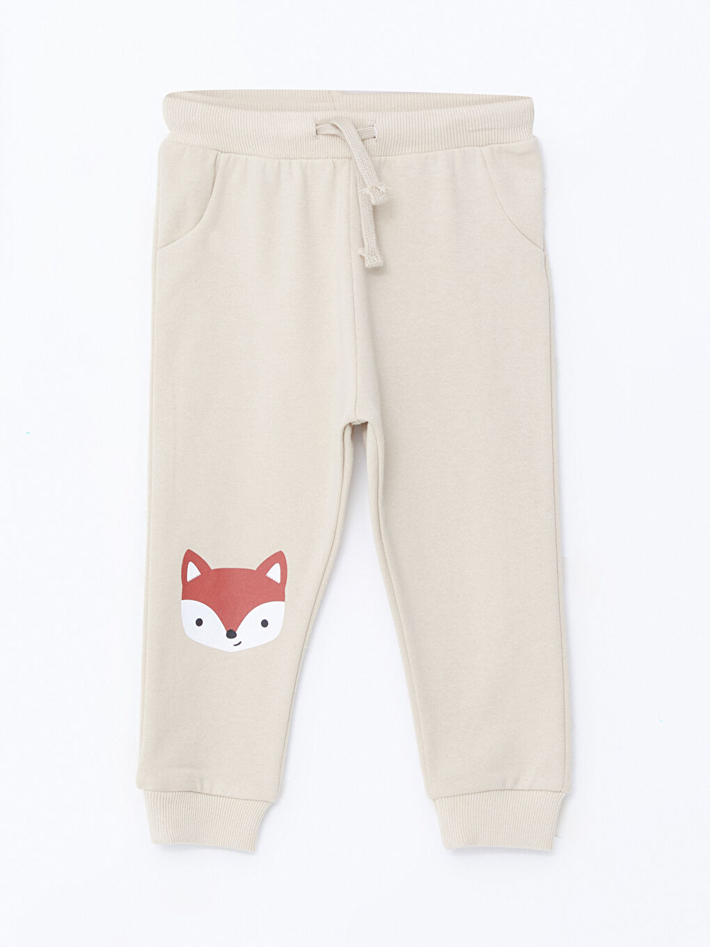 Elastic Waist Printed Thick Baby Boy Tracksuit Bottom W4J628Z1 YXE W4J628Z1 YXE LC Waikiki