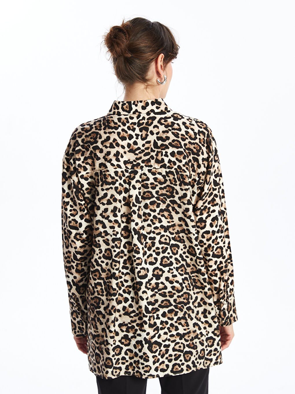 Stradivarius leopard print coat hotsell
