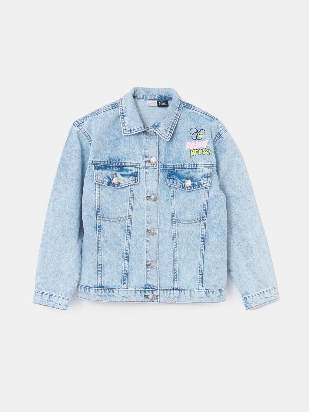 Veste De Pluie Mickey Mouse Pour Enfants - Imperméable Avec Capuche Et Boutons Clip - Bleu - Taille 2-3 Ans - 4
