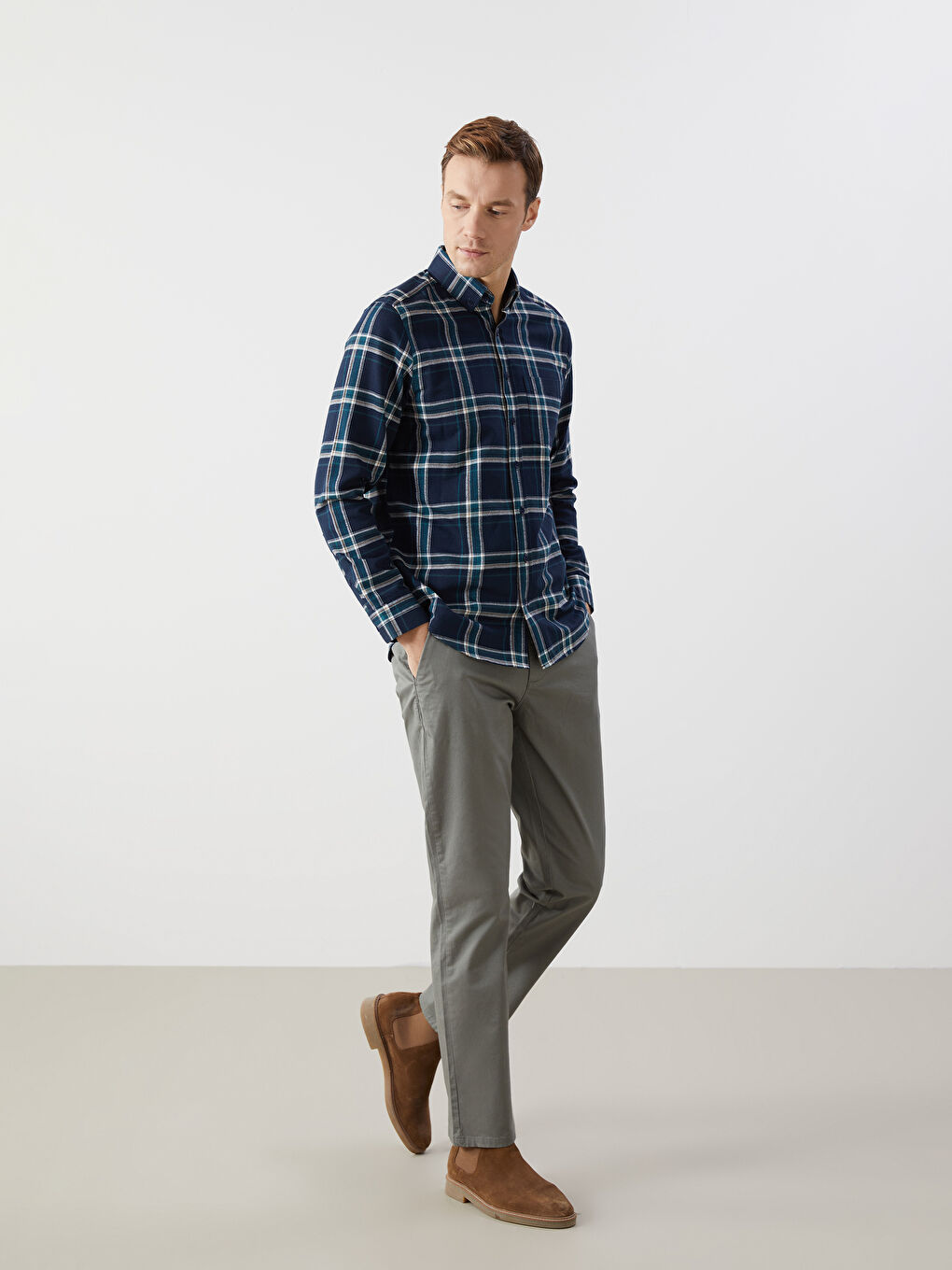 Standart Kalıp Erkek Chino Pantolon -S50564Z8-P5X - S50564Z8 Standart Kalıp Erkek Chino Pantolon -S50564Z8-P5X - S50564Z8