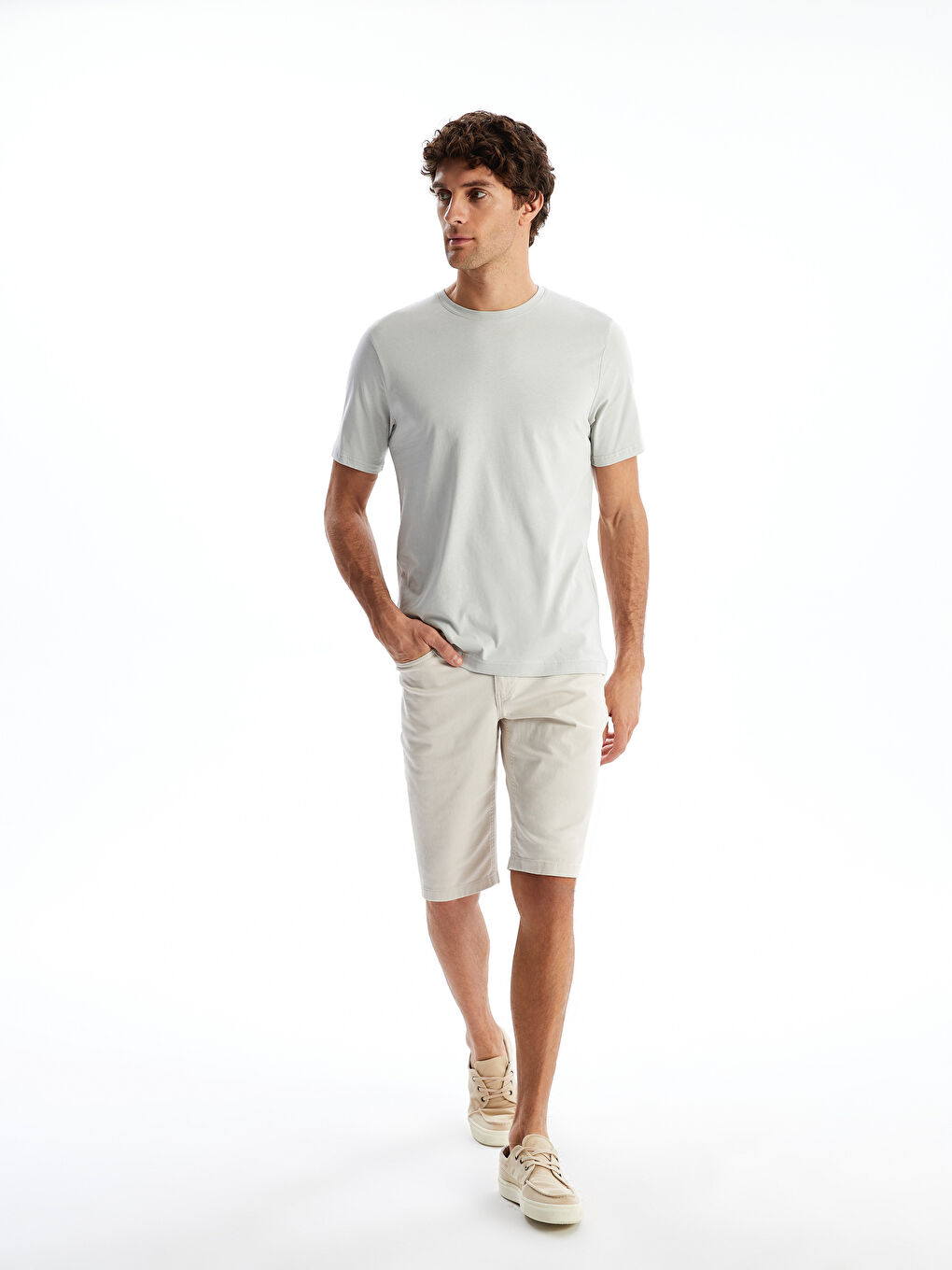 LC WAIKIKI Crew Neck Jersey Men's T-Shirt -S50839Z8-G2Y