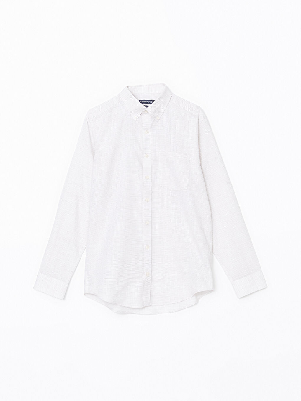 Regular Fit Dobby Pocket Men's Shirt -S50874Z8-GHA Regular Fit Dobby Pocket Men's Shirt -S50874Z8-GHA