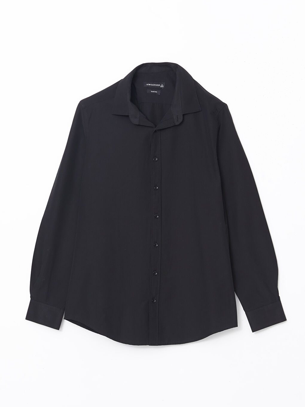 Slim Fit Long Sleeve Poplin Men's Shirt -S50981Z8-RQL