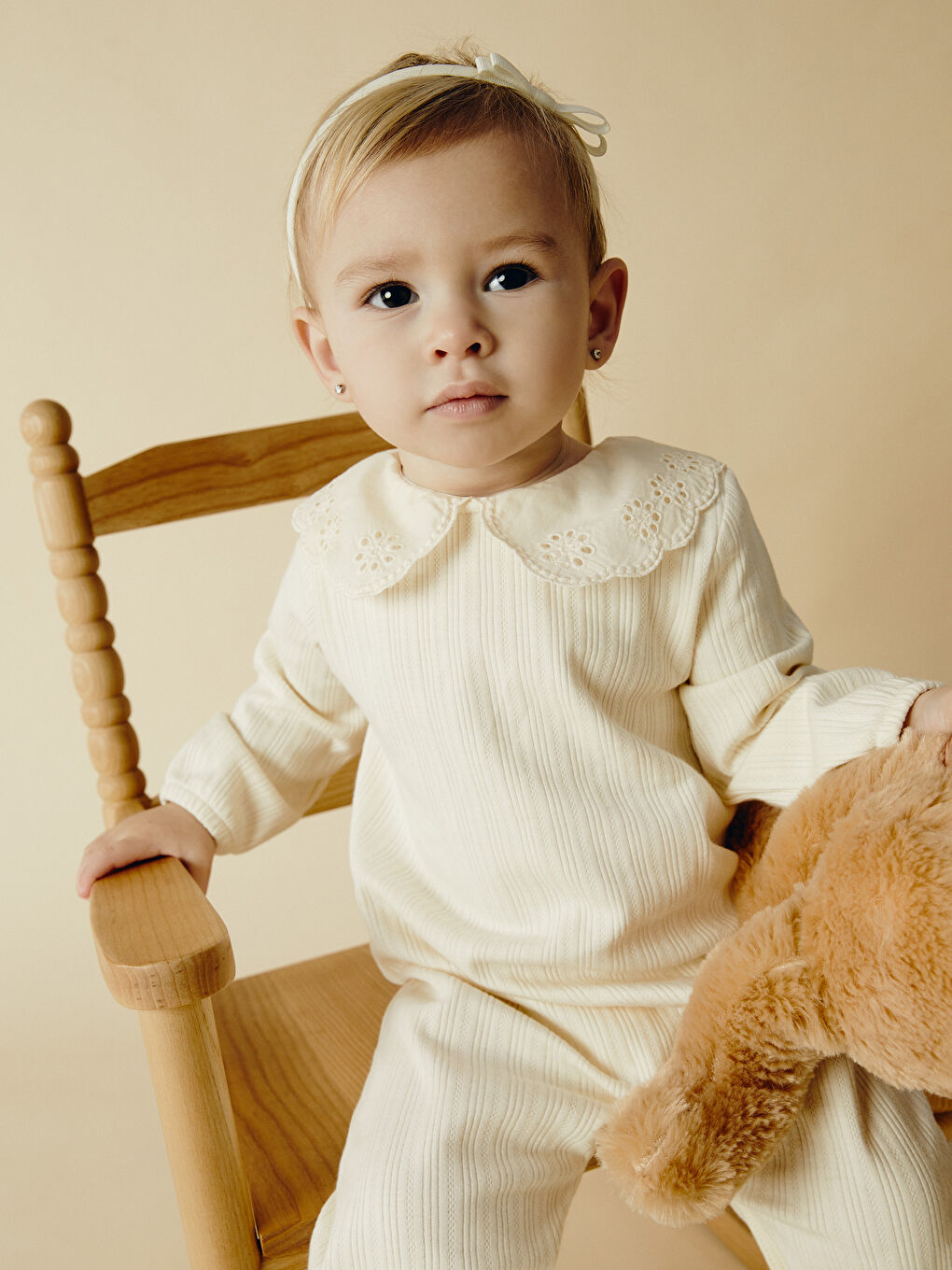 Peter Pan Collar Baby Girl Jumpsuit -S50983Z1-FDL - S50983Z1