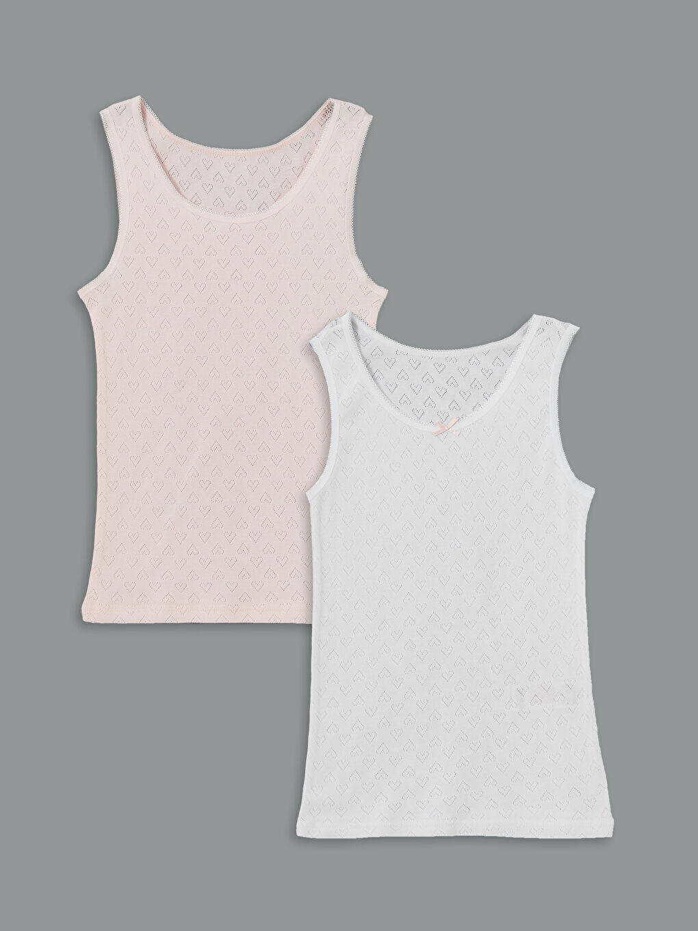 Luv　2-Pack Tank Top ホワイト サイズ2 X-girl（エックスガール）の「2-PACK TANK TOP（タンクトップ