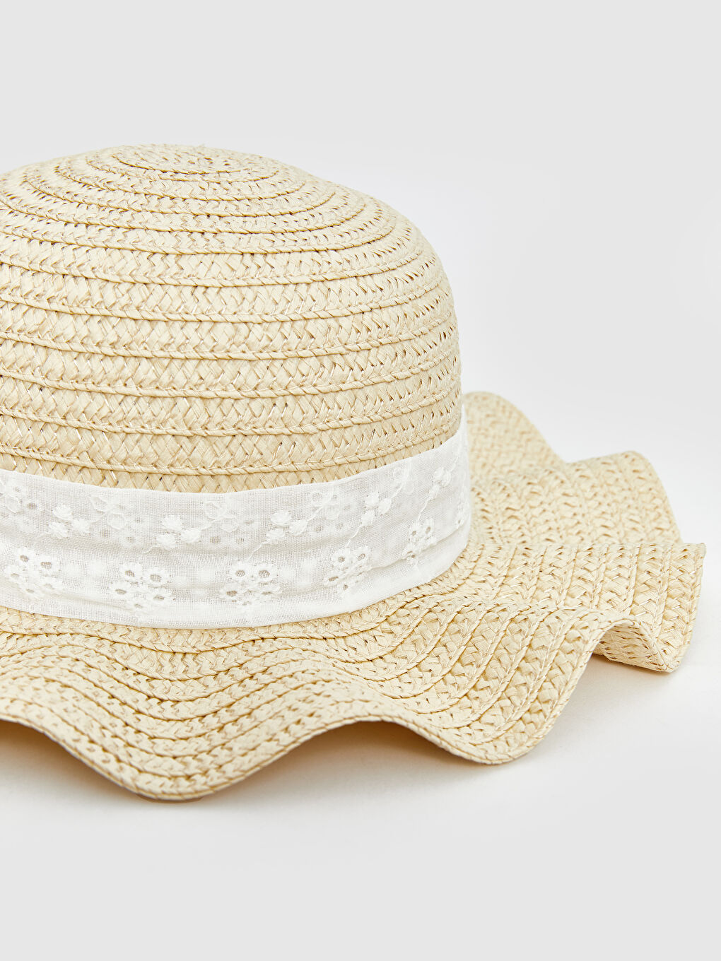 Bowed Straw Girl Baby Hat -S51363Z1-QU5 - S51363Z1-QU5 - LC