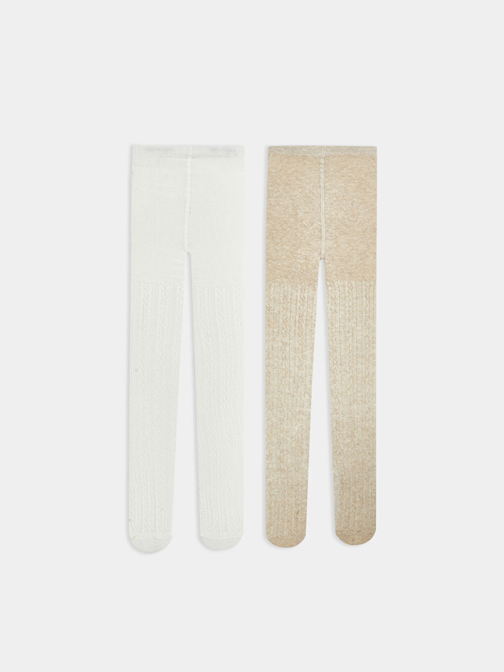 Self-Patterned Baby Girl Tights 2 Pieces -S51835Z1-D2Y