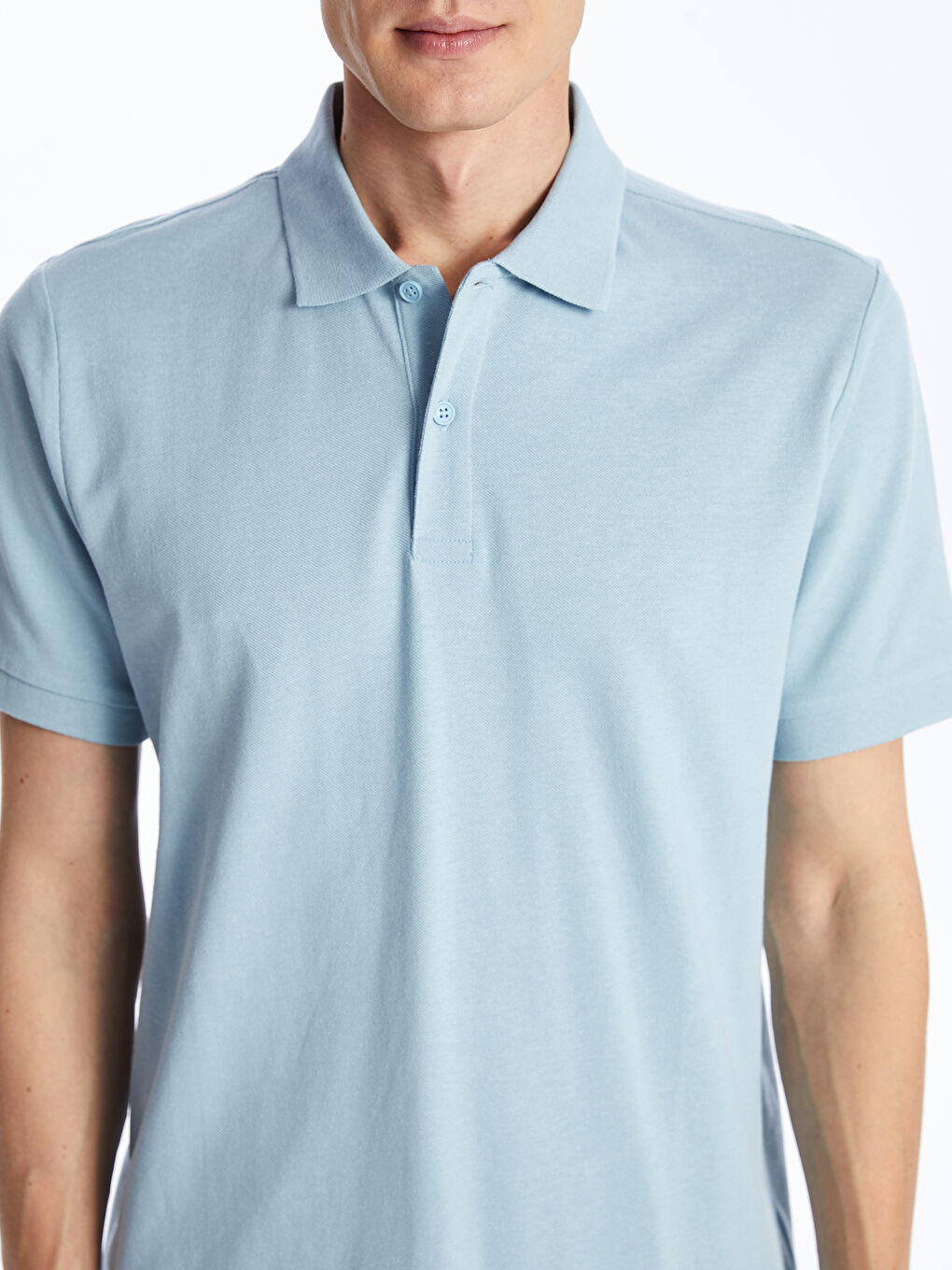 LC WAIKIKI Polo Neck Short Sleeve Pique Men's T-Shirt -S52213Z8-YVR