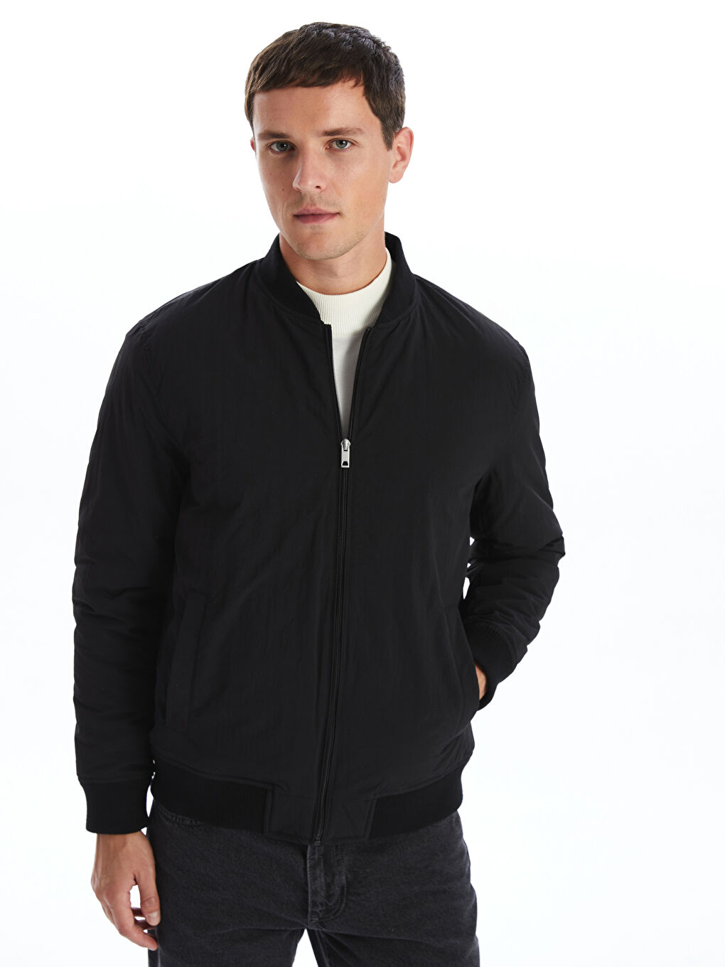 SOUTHBLUE Standard Fit College Collar Men's Thin Coat
