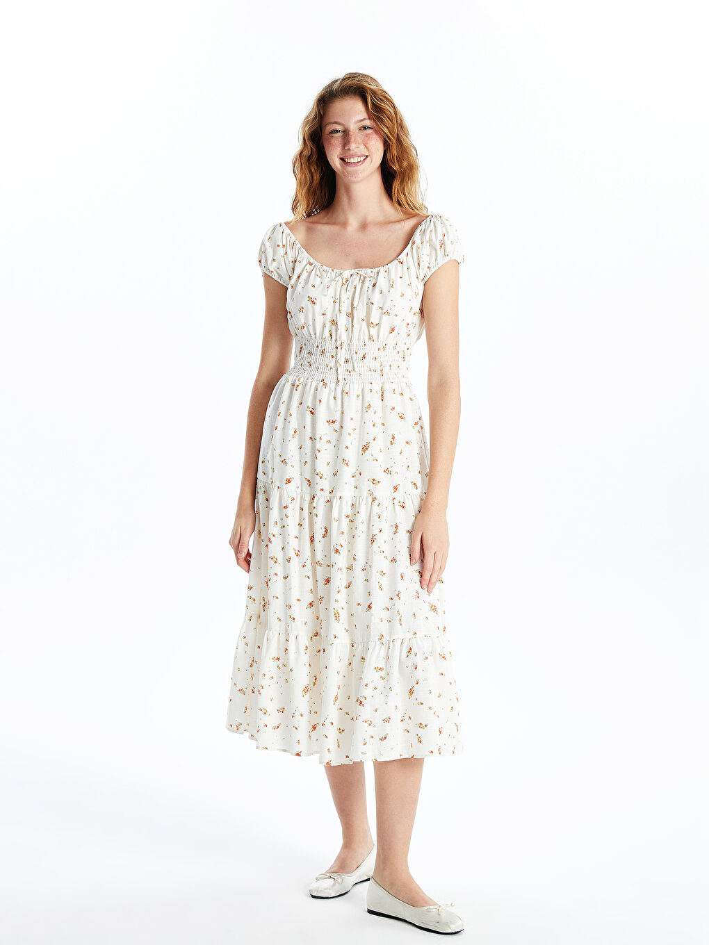 Woman BEIGE Dress -S52701Z8-VJP - S52701Z8-VJP - LC Waikiki