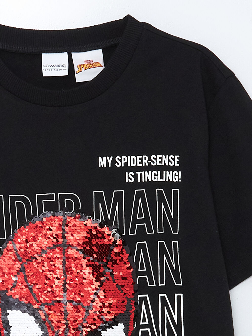 LC WAIKIKI Crew Neck Spider-Man Printed Boys' T-Shirt -S52810Z4-CVL