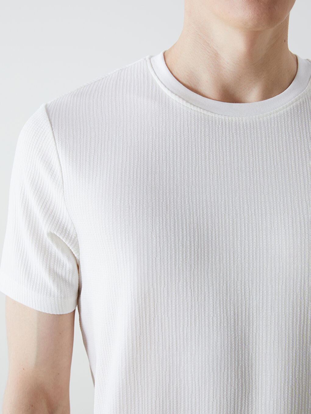 Crew Neck Short Sleeve Printed Combed Cotton Men's T-shirt