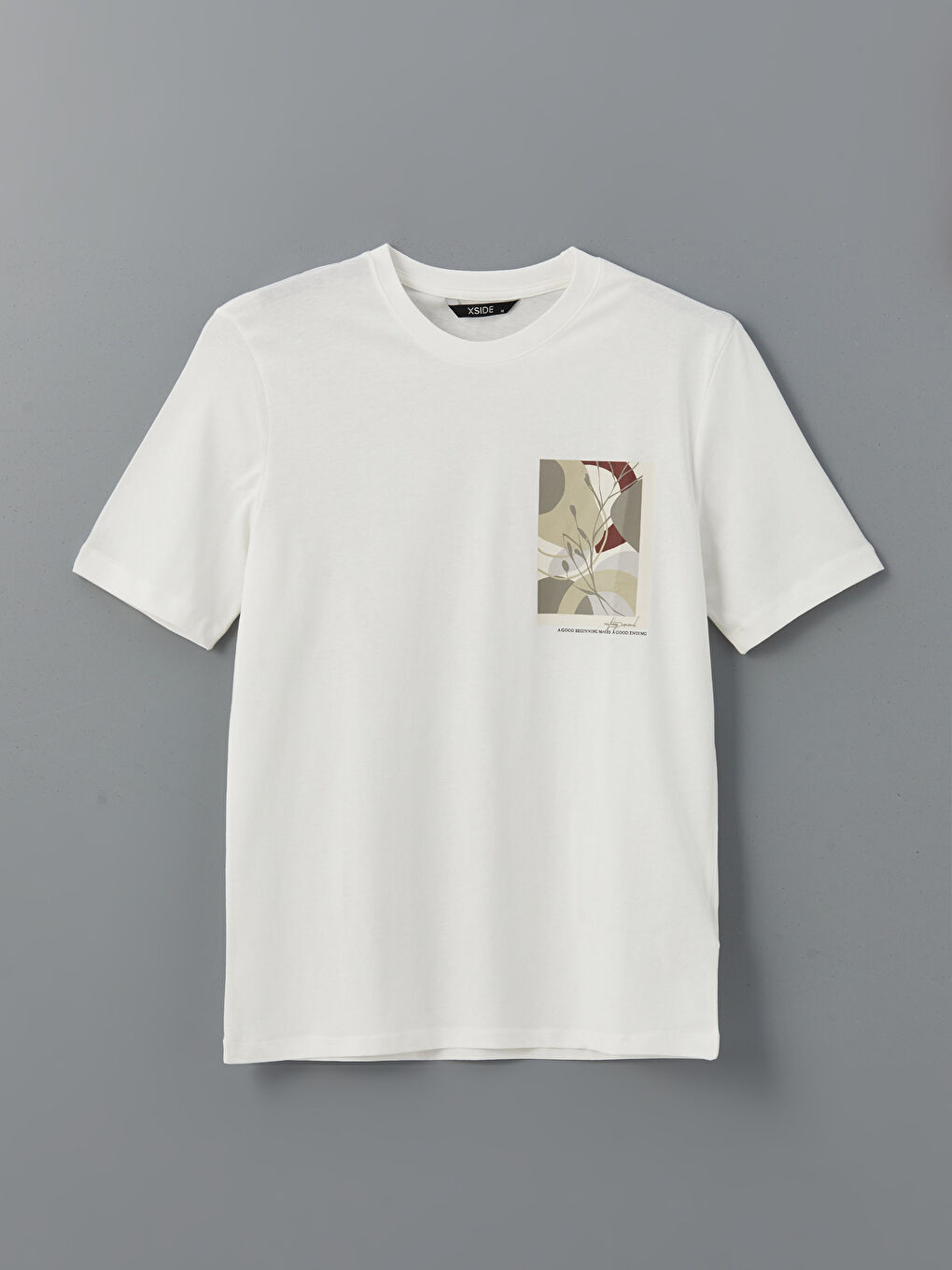 Crew Neck Short Sleeve Printed Combed Cotton Men's T-shirt Crew Neck Short Sleeve Printed Combed Cotton Men's T-shirt