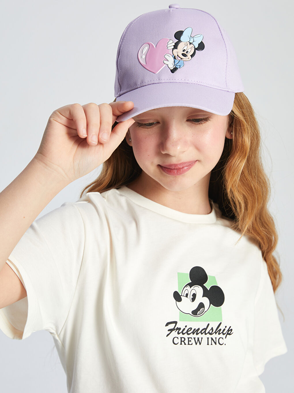 LC WAIKIKI Minnie Mouse Printed Girls' Baseball Cap -S53000Z4-FGL