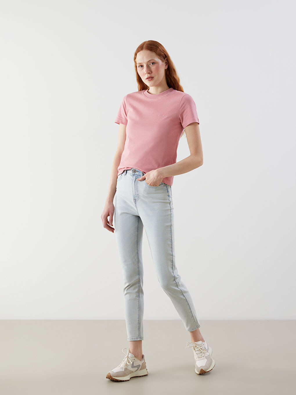 LC WAIKIKI Slim Mom Kadın Jean Pantolon -S53569Z8-869 S53569Z8-869 LC  Waikiki