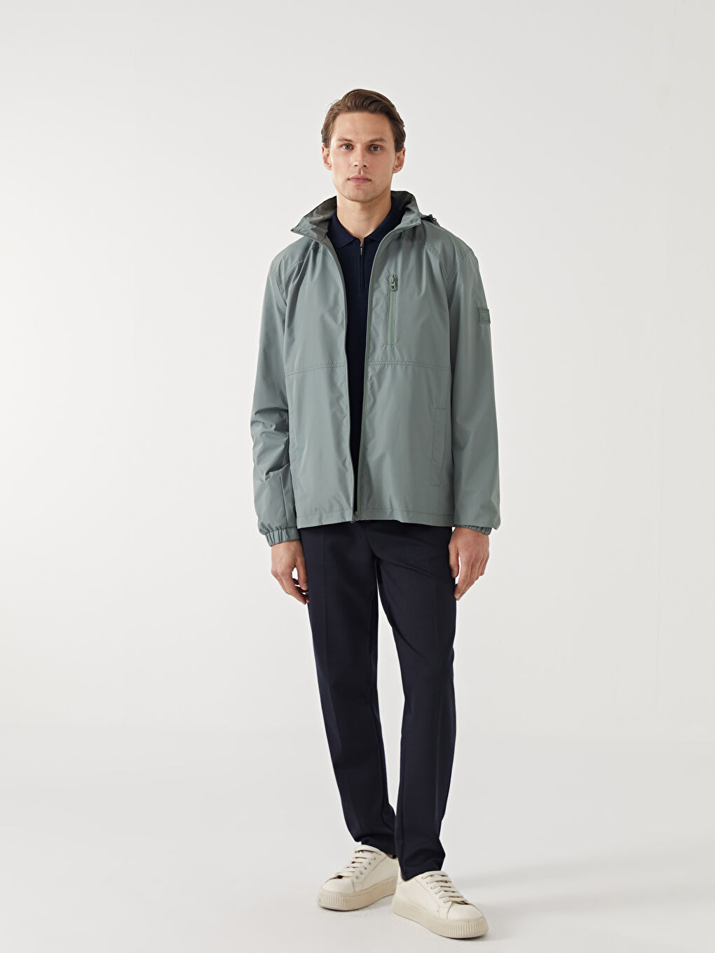 Standard Fit Turtle Neck Men's Coat -S53734Z8-YBZ - S53734Z8