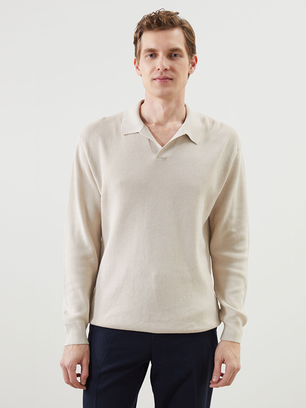 新入荷 Polo -S54282Z8-Q1M Sweater Tricot Men's Sleeve Long Neck WorkUtility&SafetyClothing