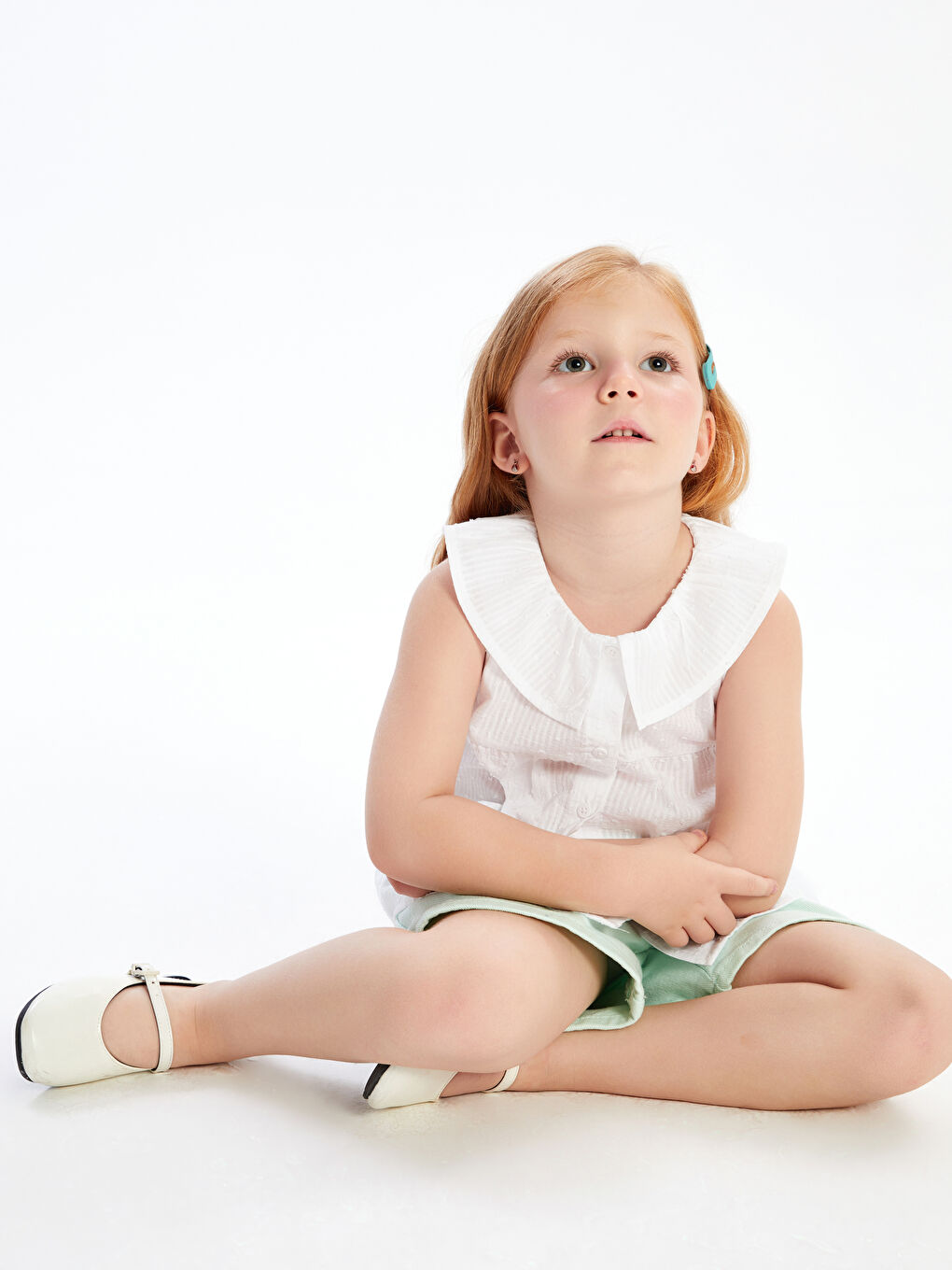 Col Claudine Blouse Fille Ans LC WAIKIKI Blouse Fille à Col