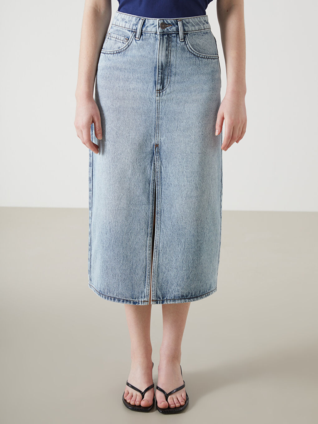 DENIM W Slit スカート（デニムスカート）｜Deuxieme Classe