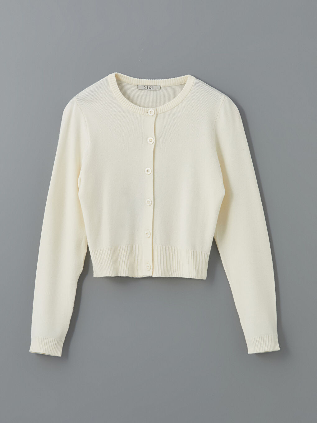 XSIDE Crew Neck Women's Knitwear Cardigan -S55600Z8-R9J